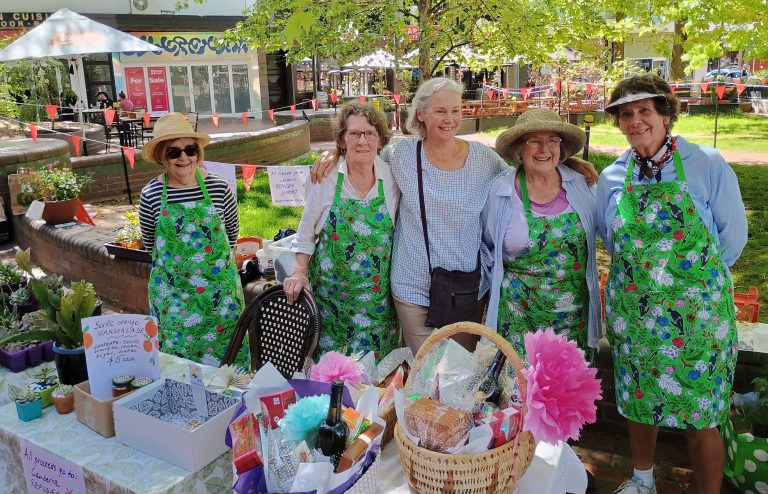 ACT CDS Good News Story Kingston PlantSale Fundraising For Canberra Refugee Support Lois Cherie France Margaret Sue Oct 26